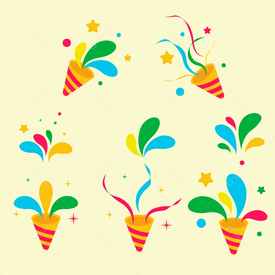 Ilustração colorida do festival natal