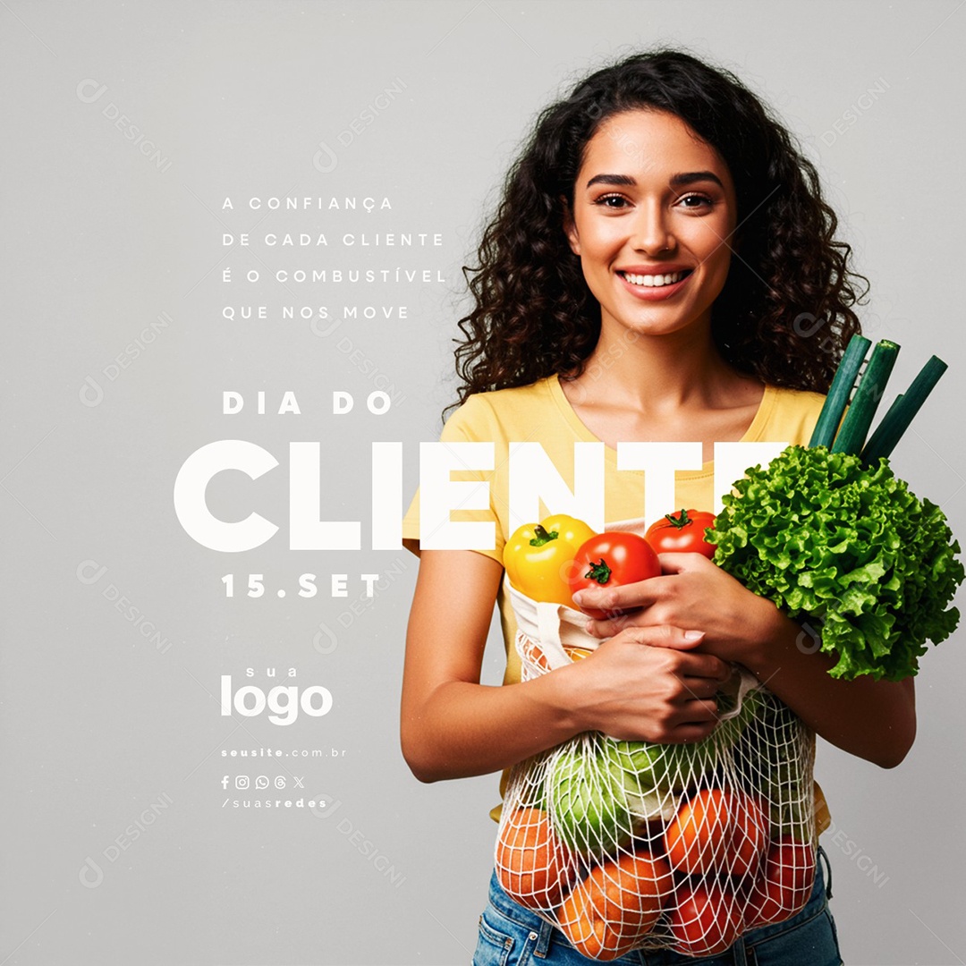 Dia do Cliente 15 de Setembro Social Media PSD Editável