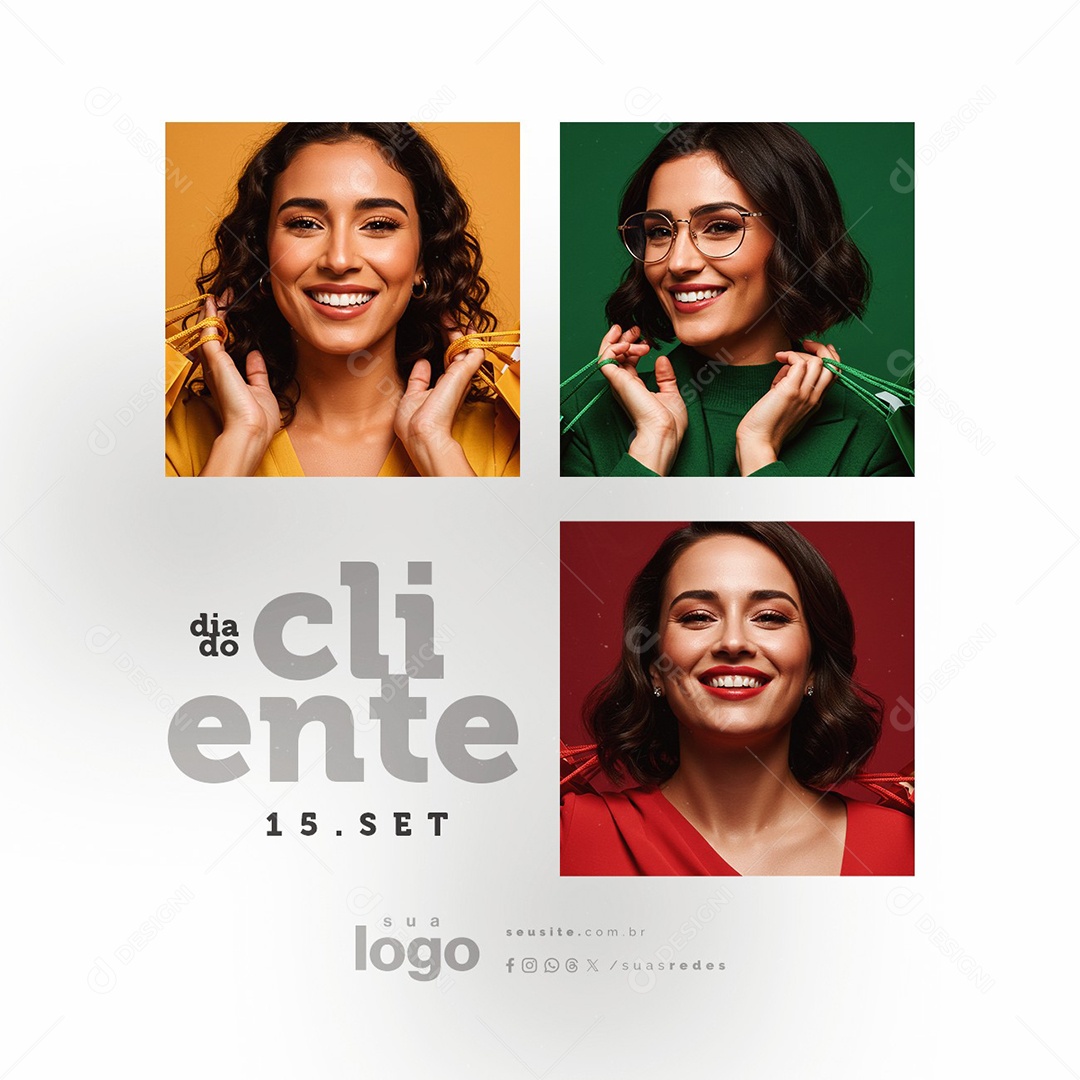 Dia do Cliente 15 de Setembro Social Media PSD Editável