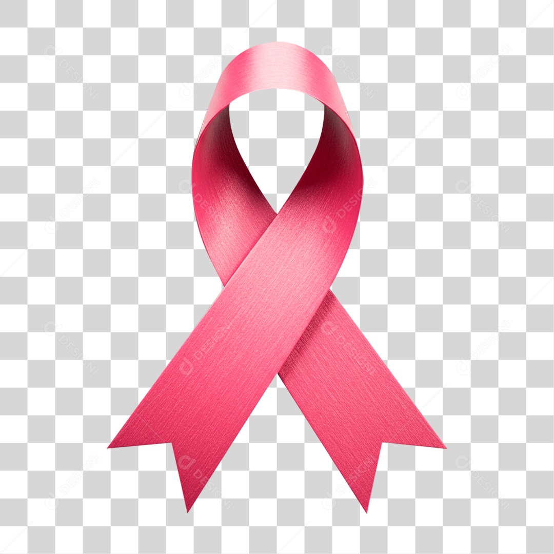 Laço Rosa Outubro Rosa PNG Transparente