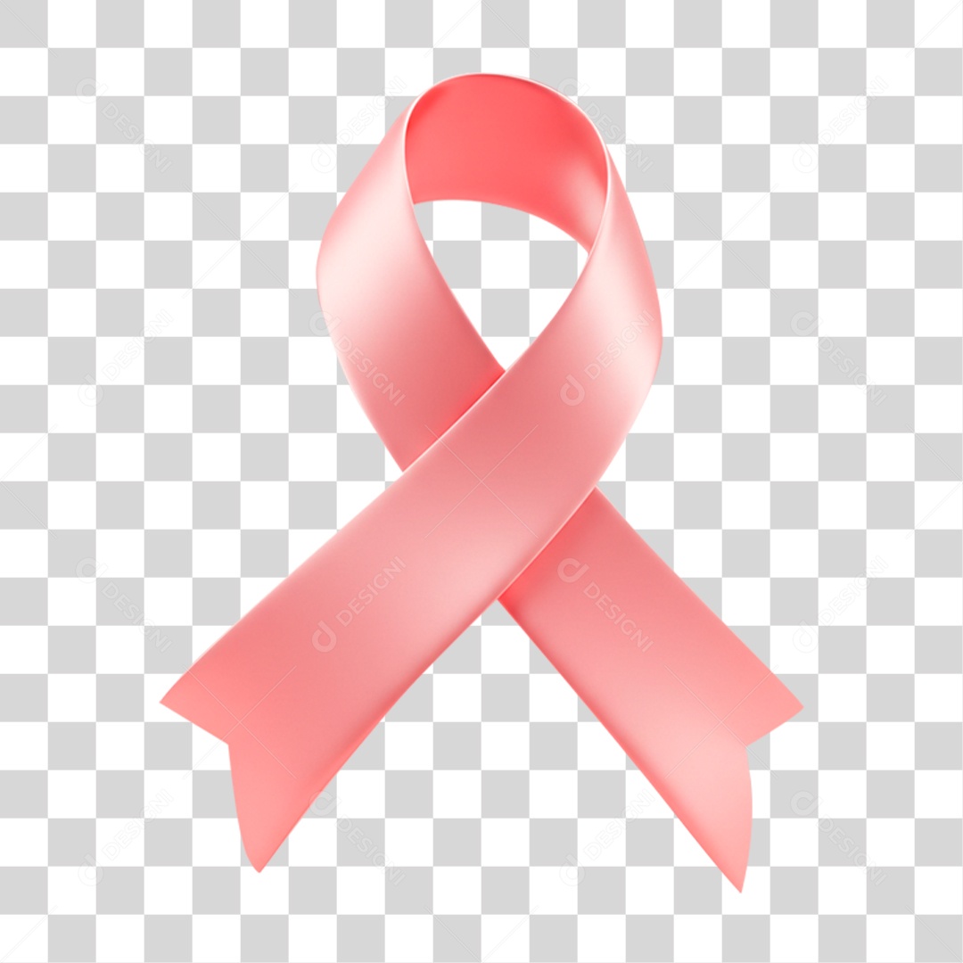 Laço Rosa Outubro Rosa PNG Transparente