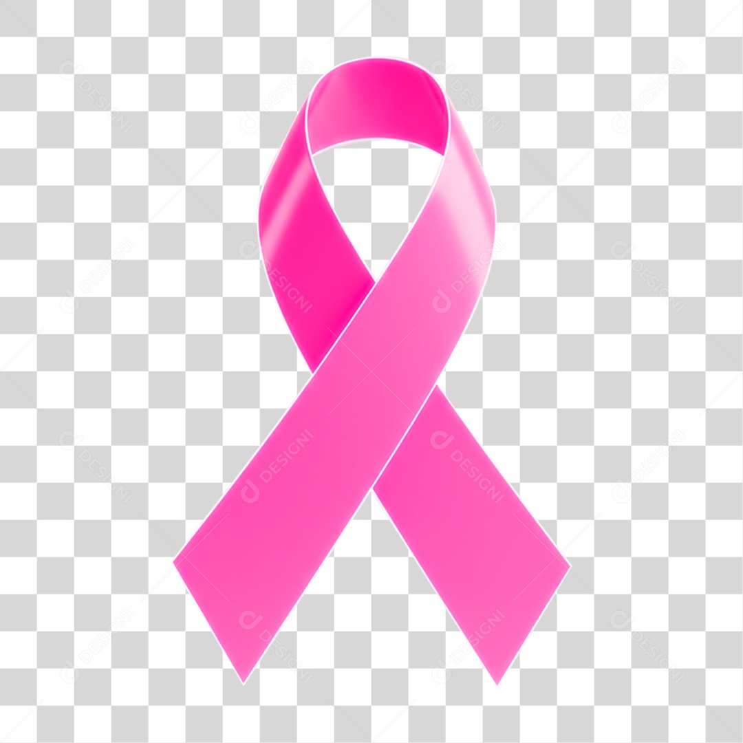Laço Rosa Outubro Rosa PNG Transparente