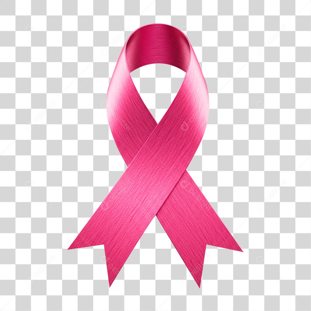 Laço Rosa Outubro Rosa PNG Transparente