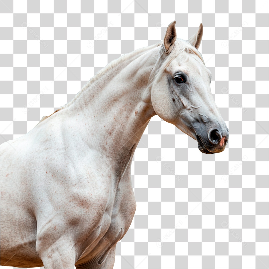 Cavalo Branco PNG Transparente