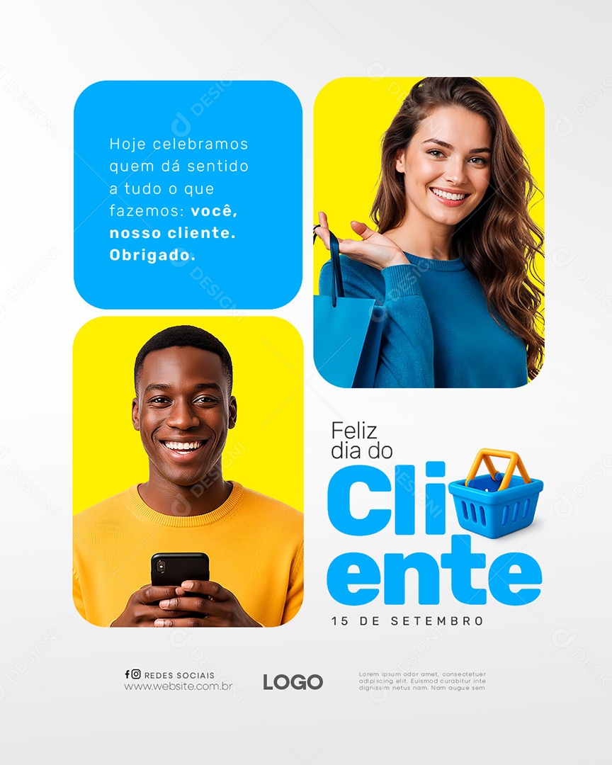 Dia Do Cliente 15 de Setembro Social Media PSD Editável