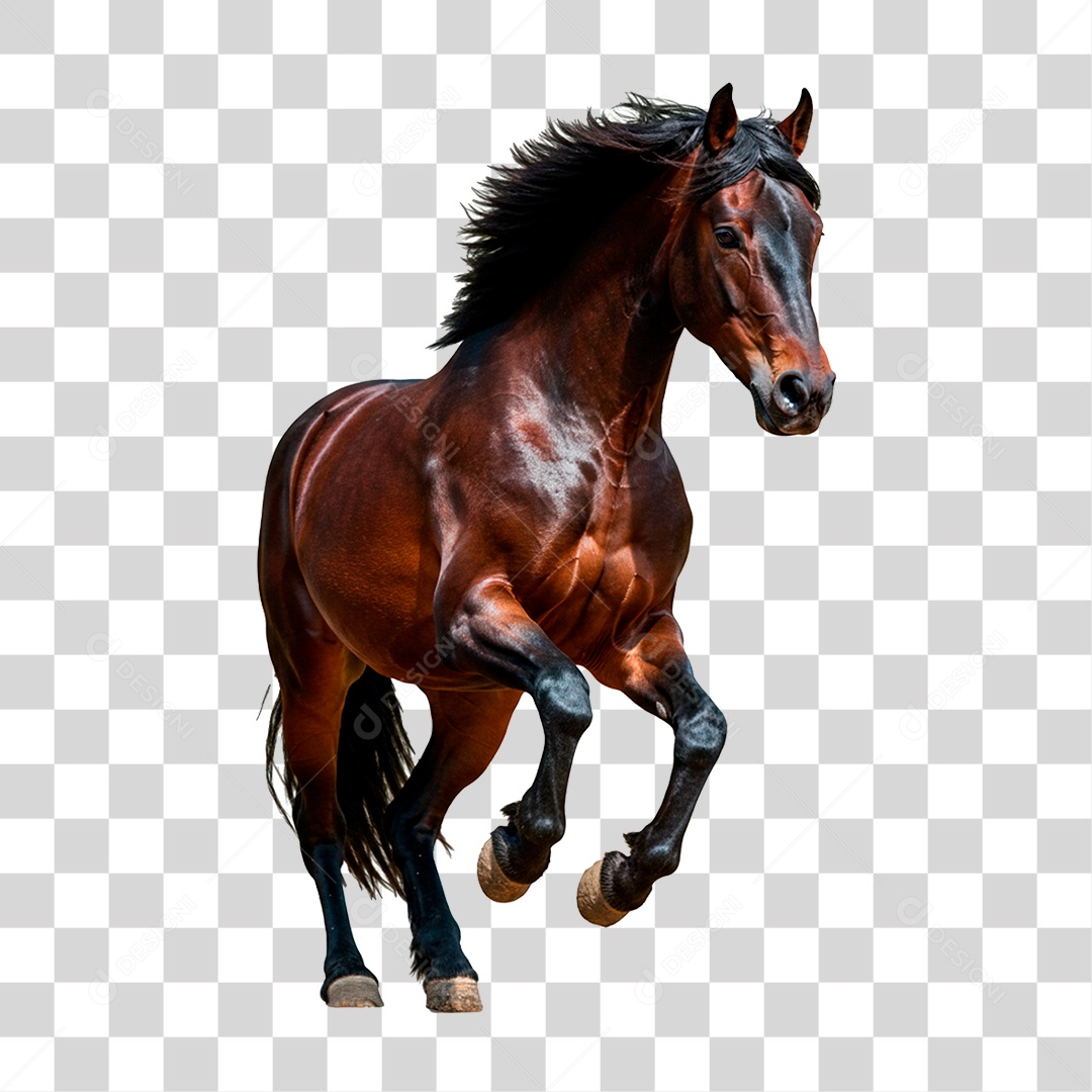 Cavalo Castanho PNG Transparente