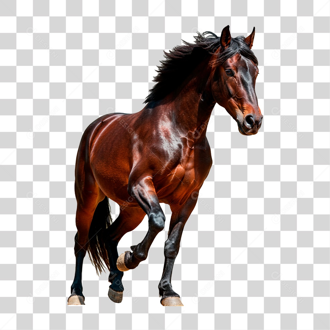 Cavalo Castanho PNG Transparente