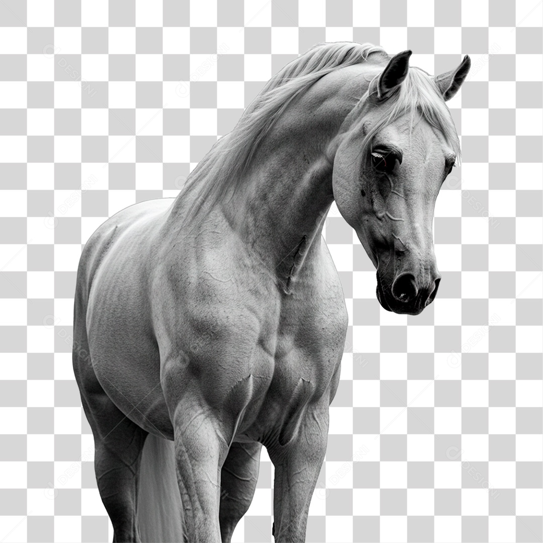 Cavalo Branco PNG Transparente
