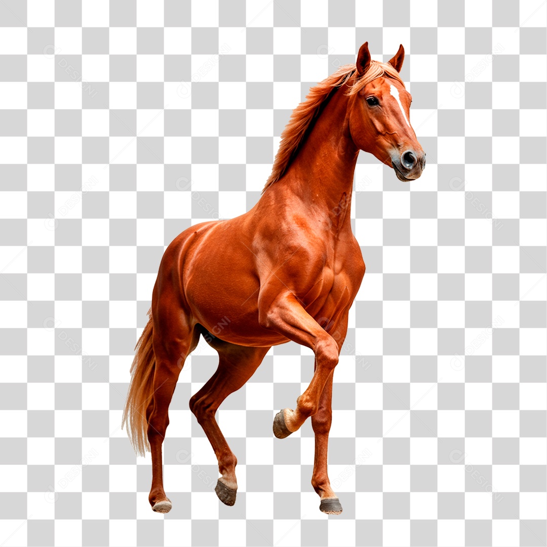 Cavalo Castanho PNG Transparente