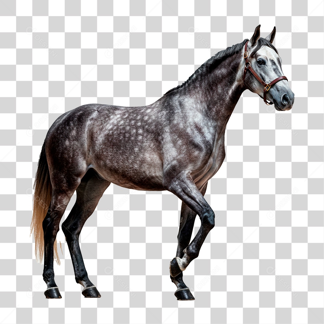 Cavalo Preto PNG Transparente