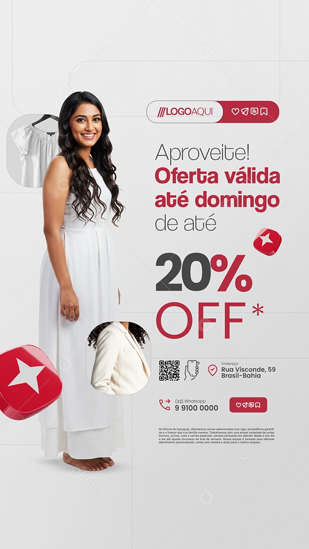 Story Loja Cristã Aproveite Social Media PSD Editável