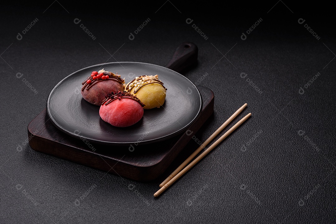 A imagem mostra Mochi Tarts da confeitaria