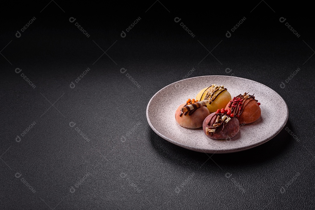 A imagem mostra Mochi Tarts da confeitaria