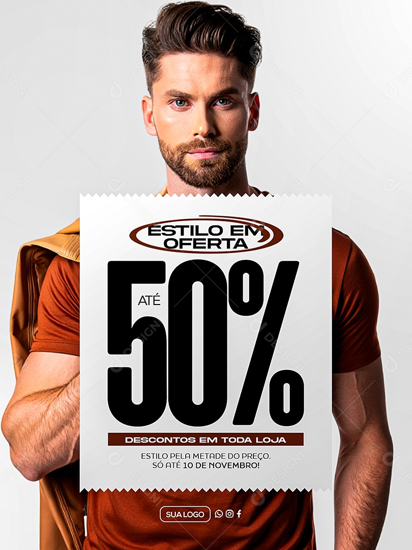 Promoção de Loja Social Media PSD Editável