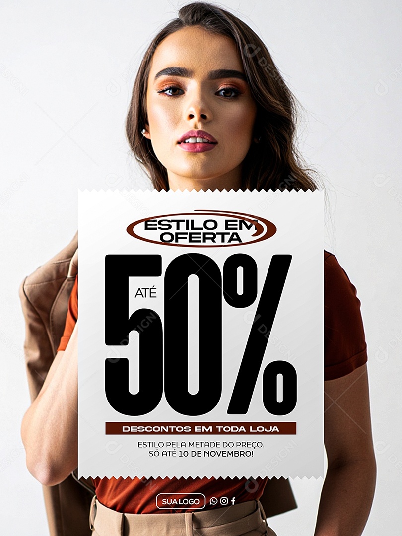 Promoção de Loja Social Media PSD Editável