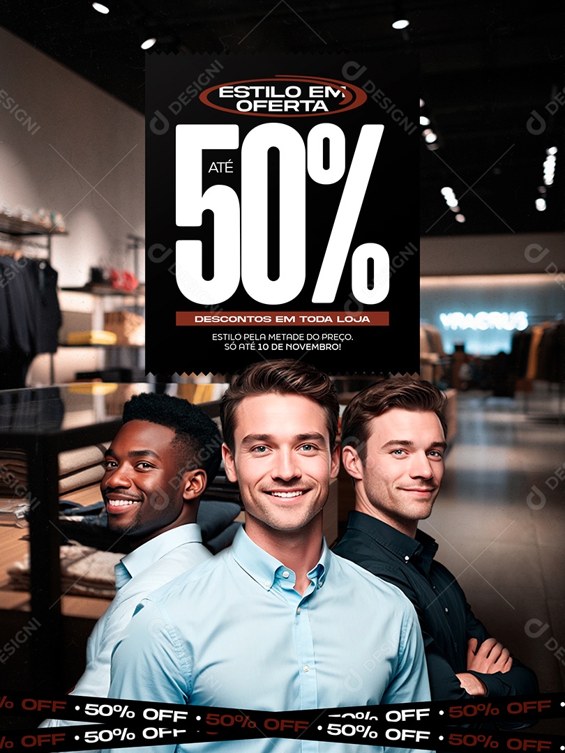 Promoção de Loja Social Media PSD Editável