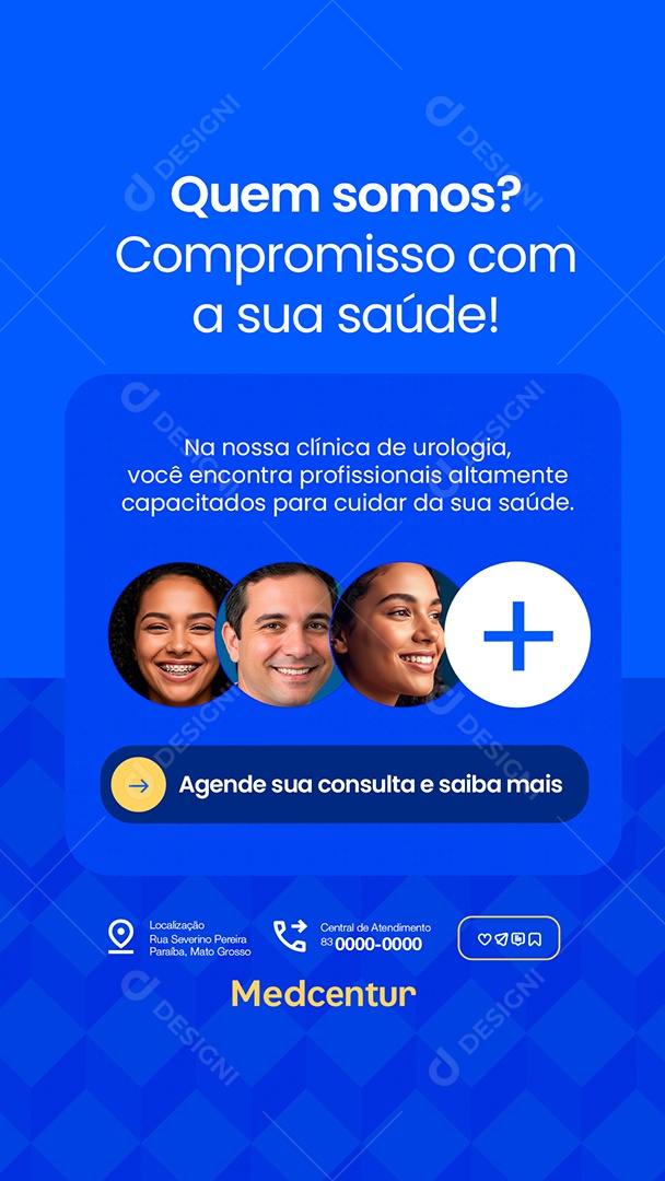 Story Urologista Quem Somos Social Media PSD Editável