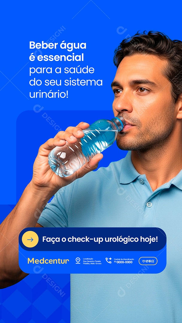 Story Urologista Faça o Checkup Urológico Hoje Social Media PSD Editável