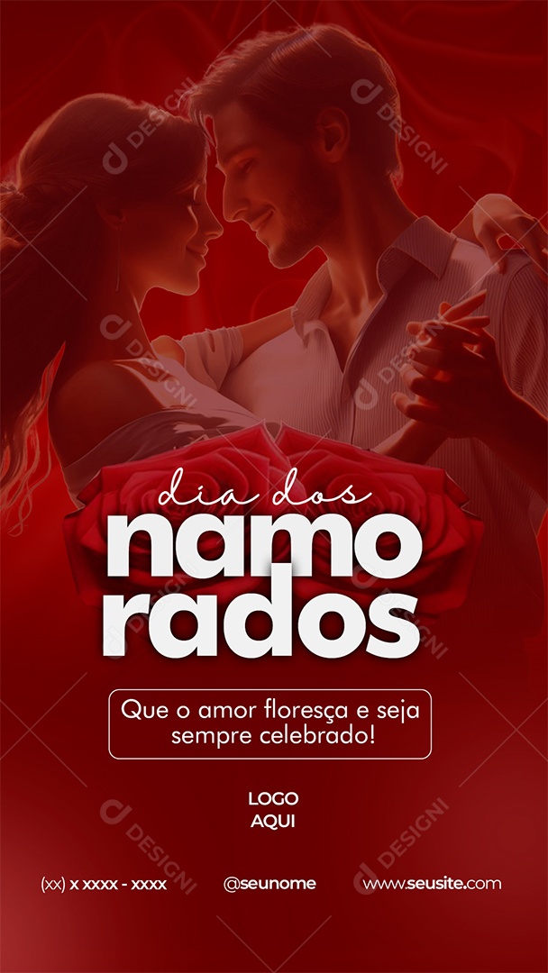 Dia dos Namorados Social Media PSD Editável