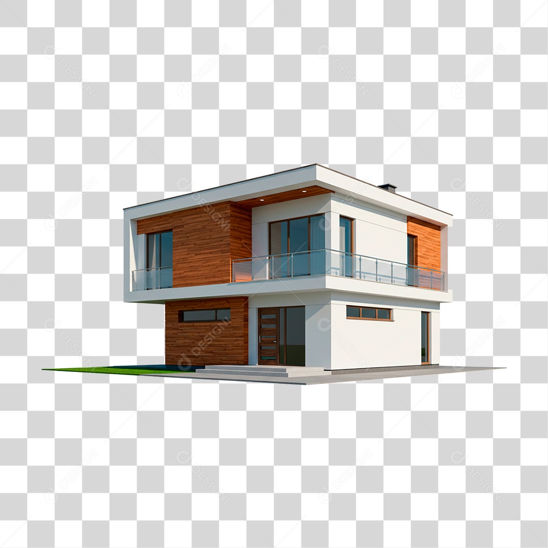 Mansão Branca PNG Transparente