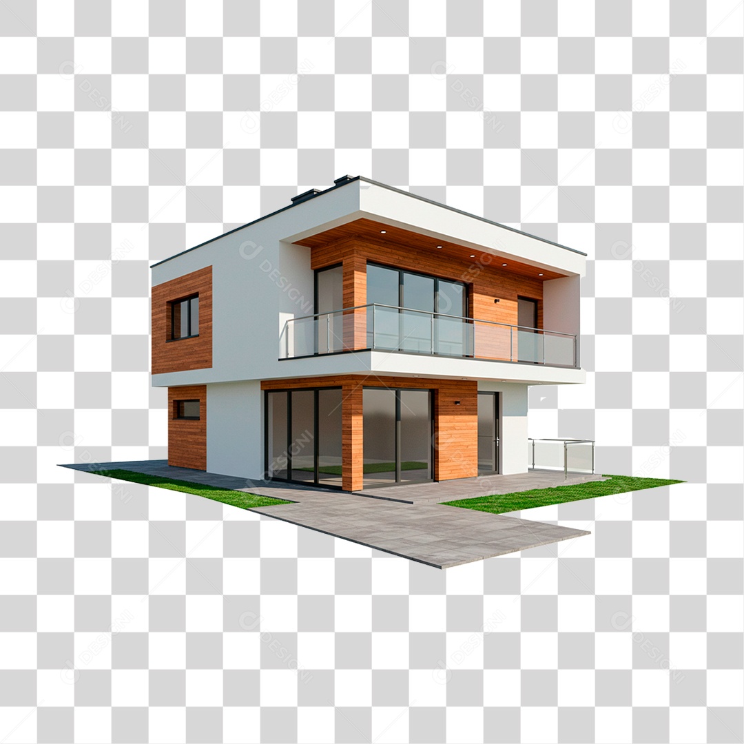 Mansão Branca PNG Transparente