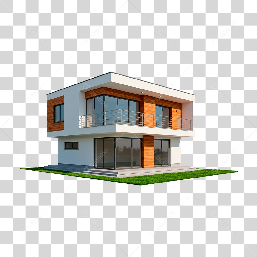 Mansão Branca PNG Transparente