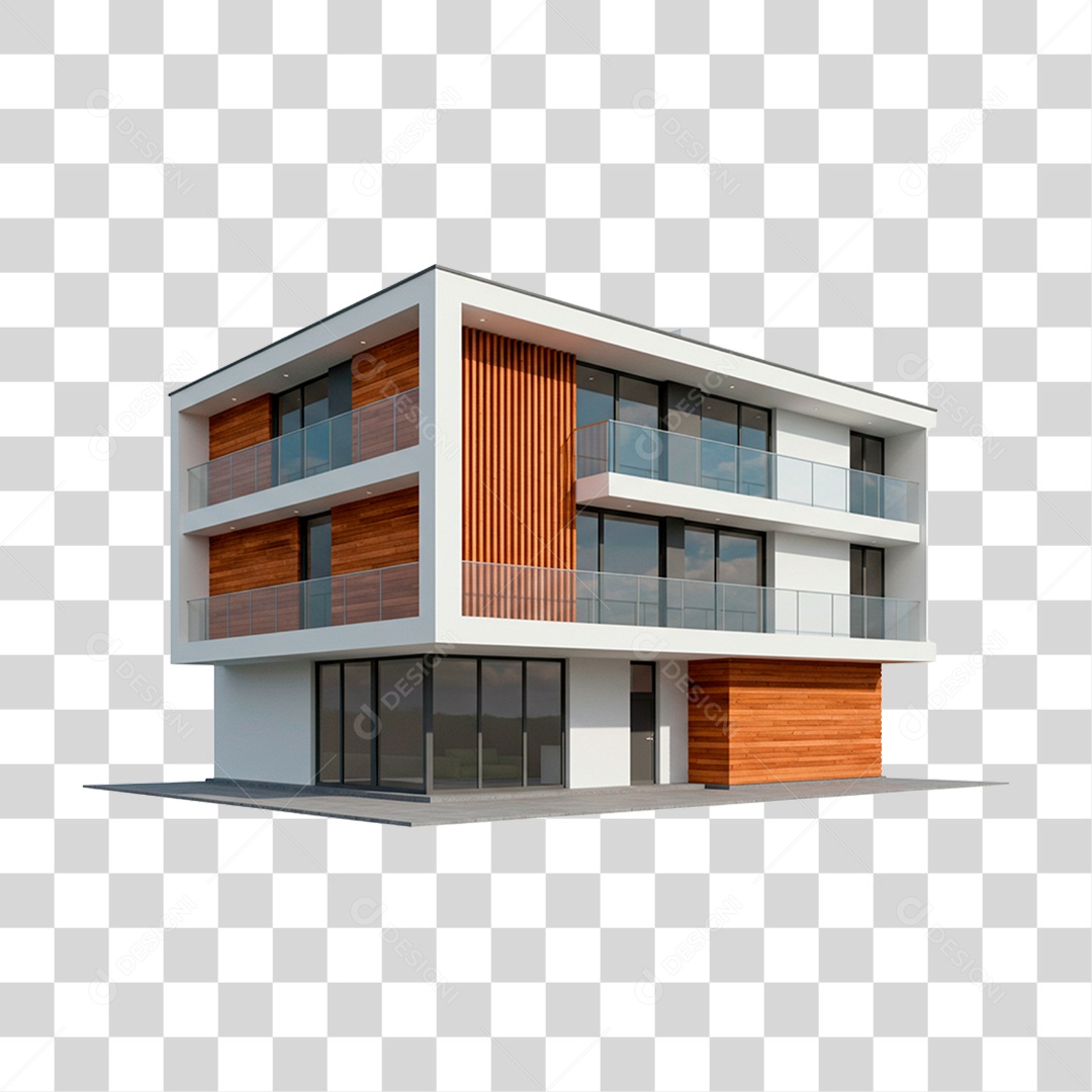 Mansão Branca PNG Transparente