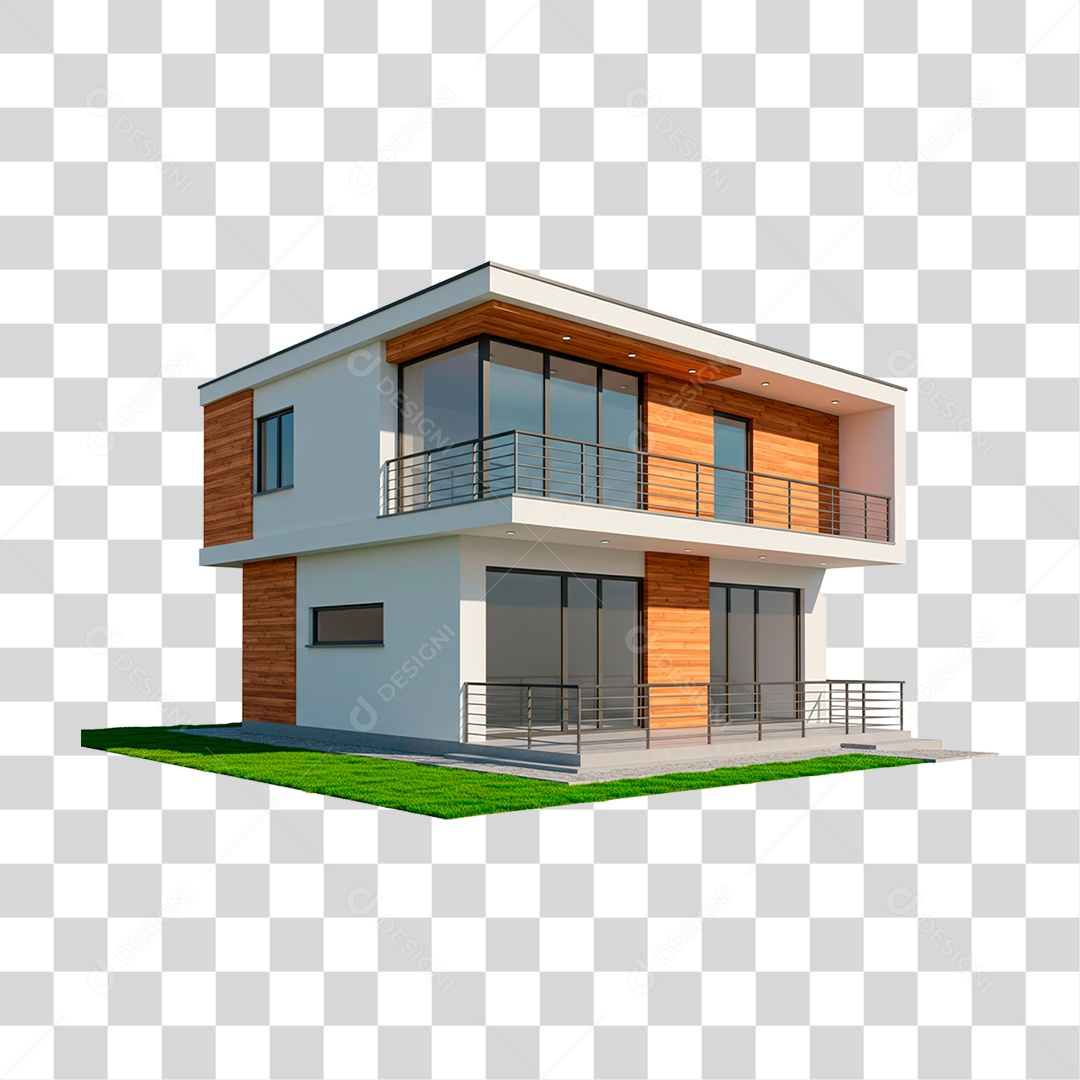 Mansão Branca PNG Transparente