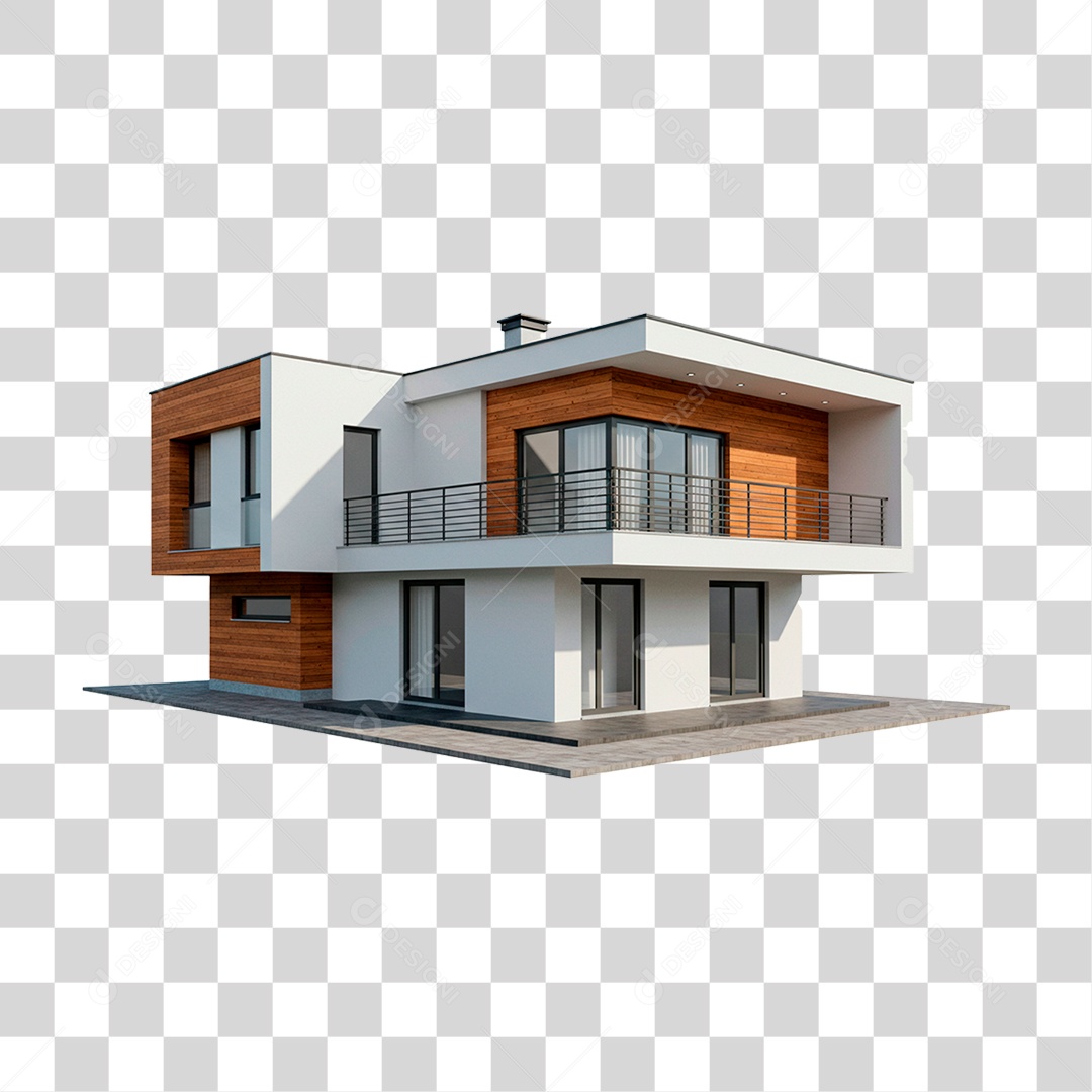 Mansão Branca PNG Transparente