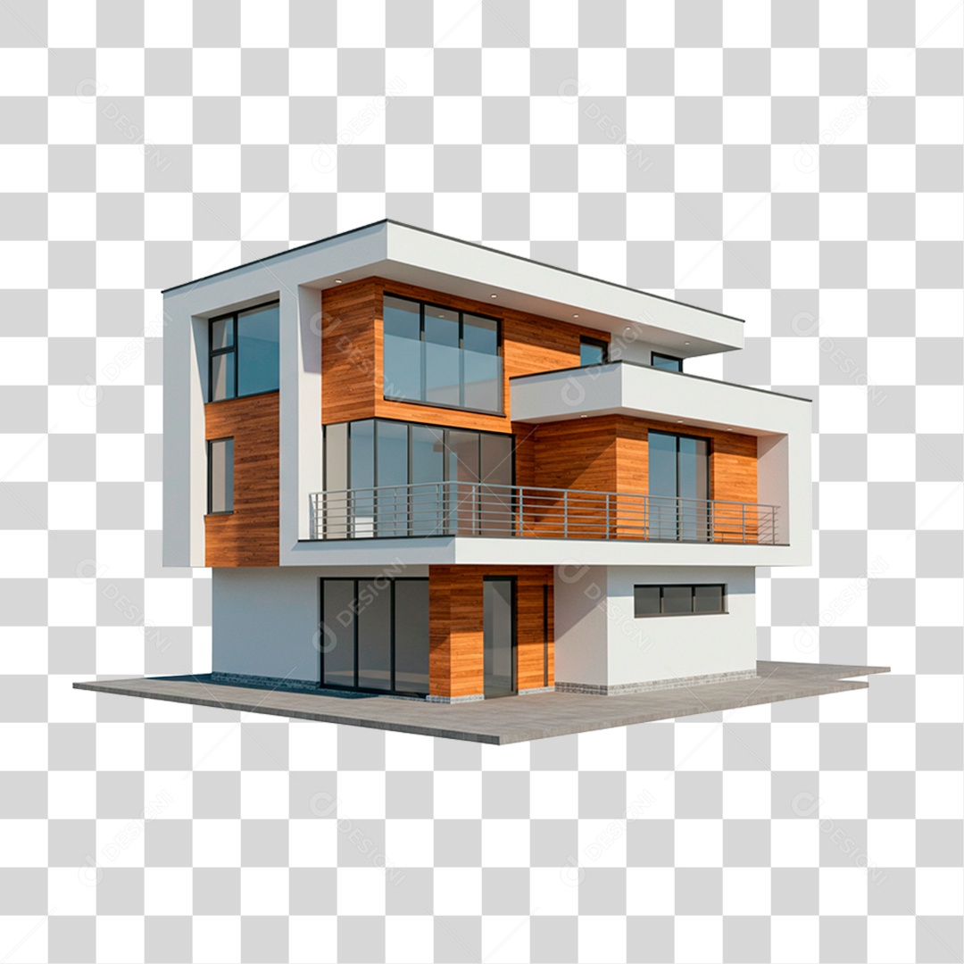 Mansão Branca PNG Transparente