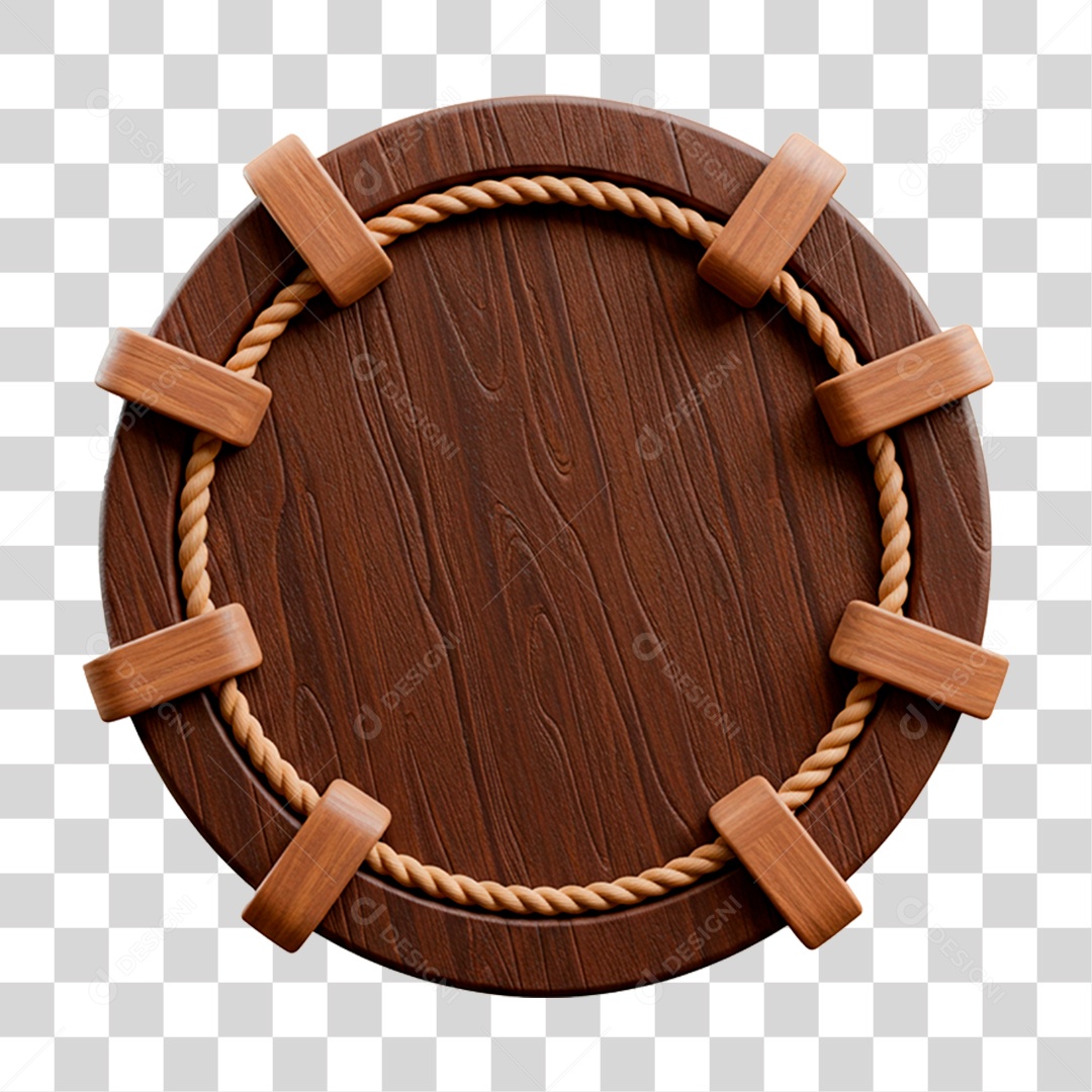 Painel de Madeira PNG Transparente