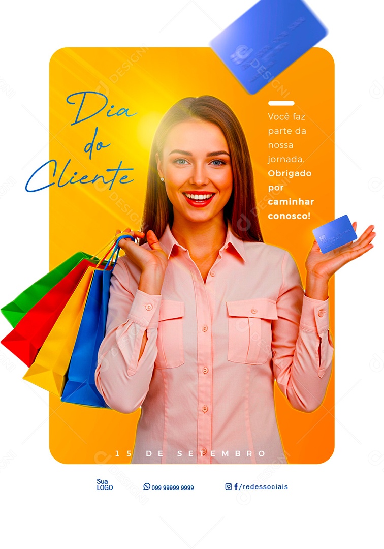 Dia do Cliente 15 de Setembro Social Media PSD Editável