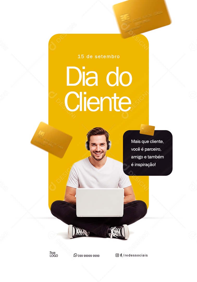 Dia do Cliente 15 de Setembro Social Media PSD Editável