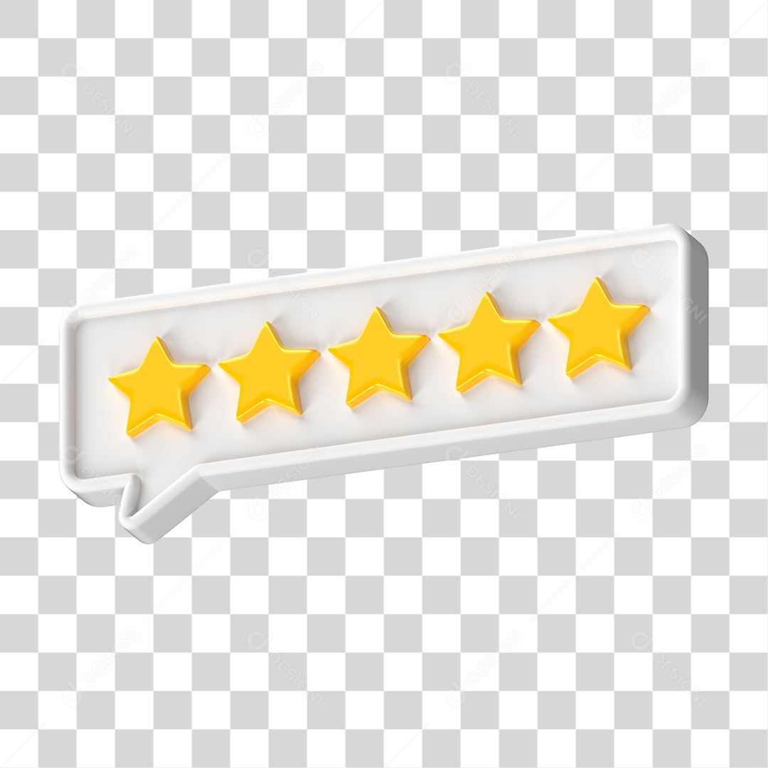 Ícone Avaliação de Classificação Estrelas PNG Transparente