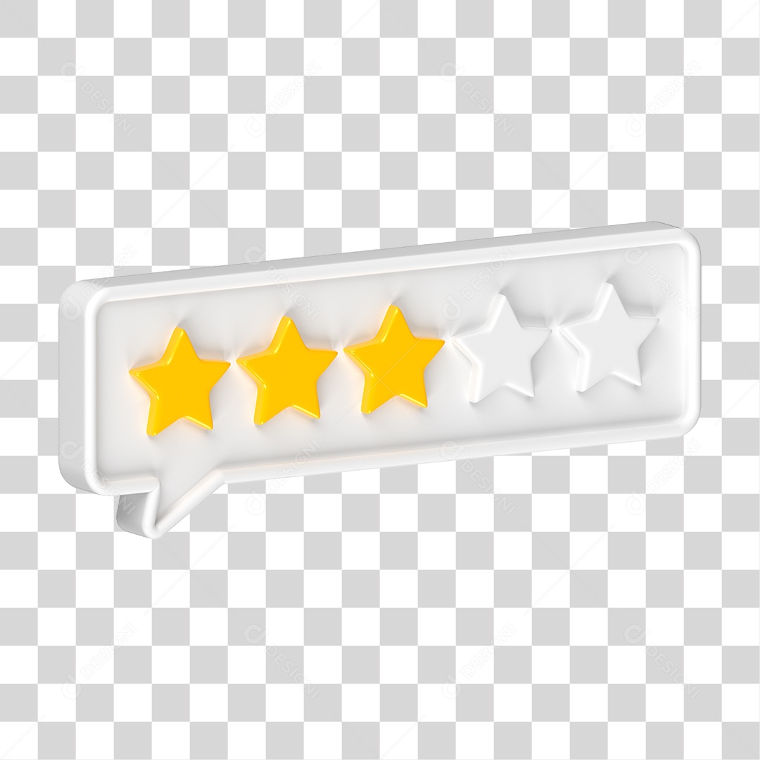 Ícone Avaliação de Classificação Estrelas PNG Transparente