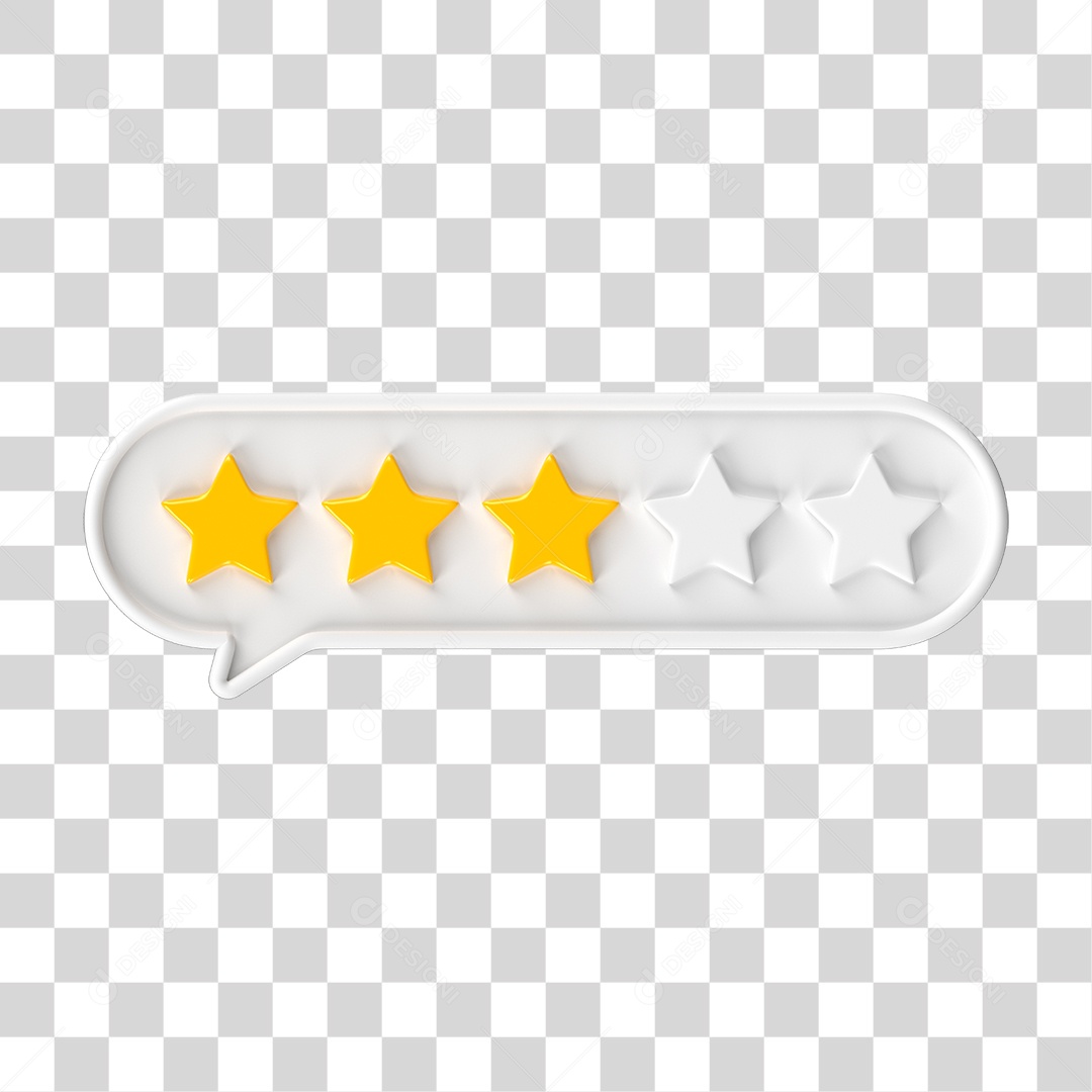 Ícone Avaliação de Classificação Estrelas PNG Transparente