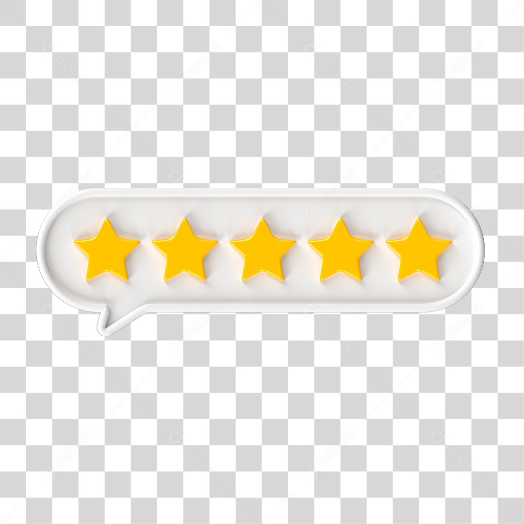 Ícone Avaliação de Classificação Estrelas PNG Transparente