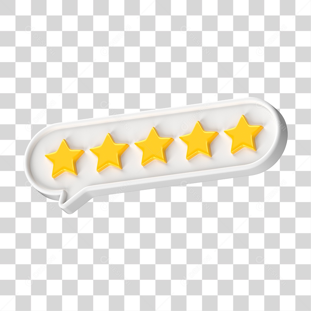 Ícone Avaliação de Classificação Estrelas PNG Transparente