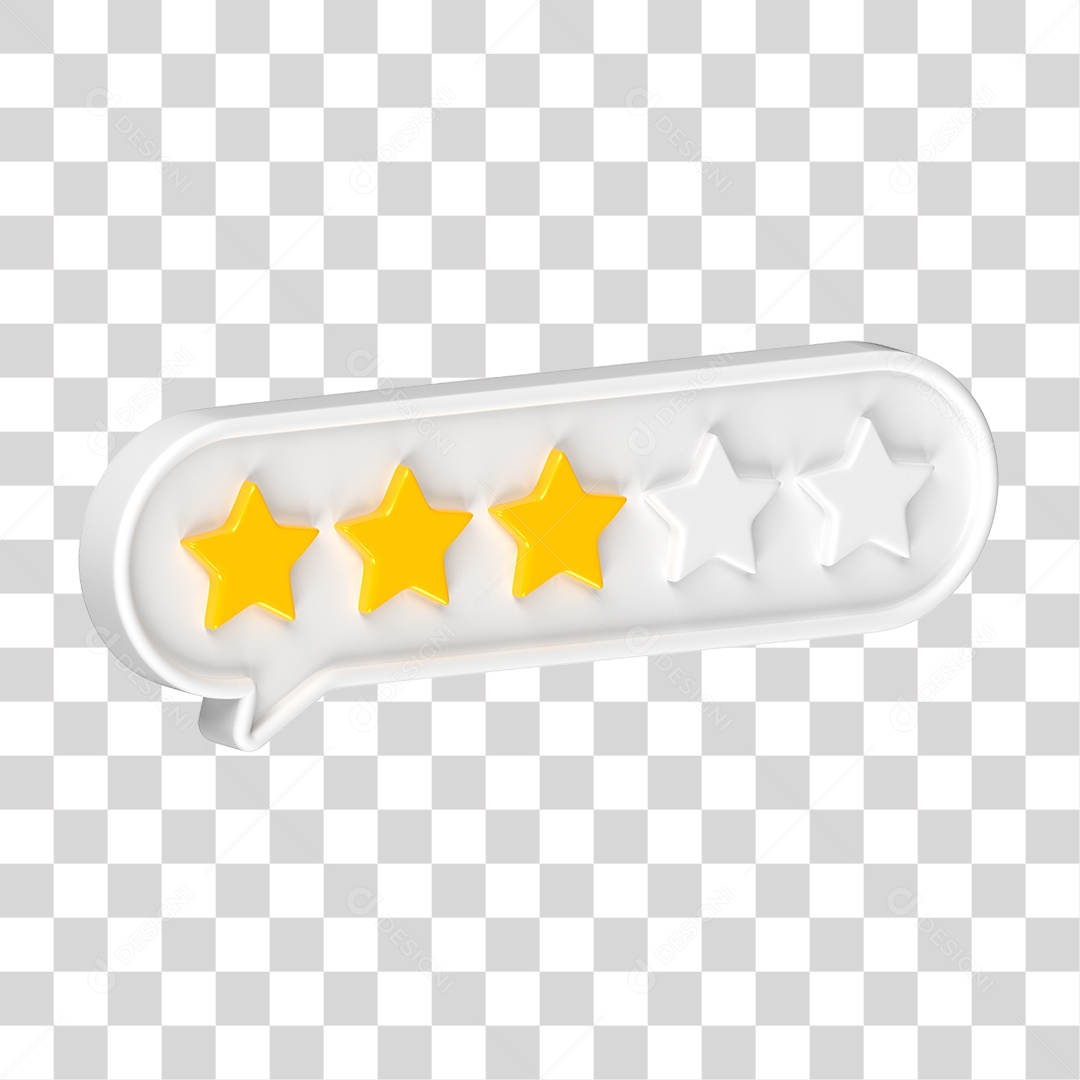 Ícone Avaliação de Classificação Estrelas PNG Transparente