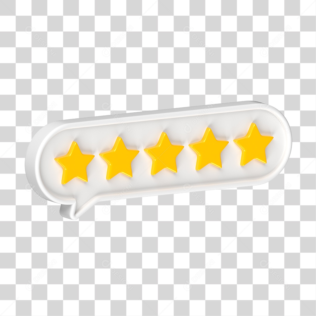 Ícone Avaliação de Classificação Estrelas PNG Transparente