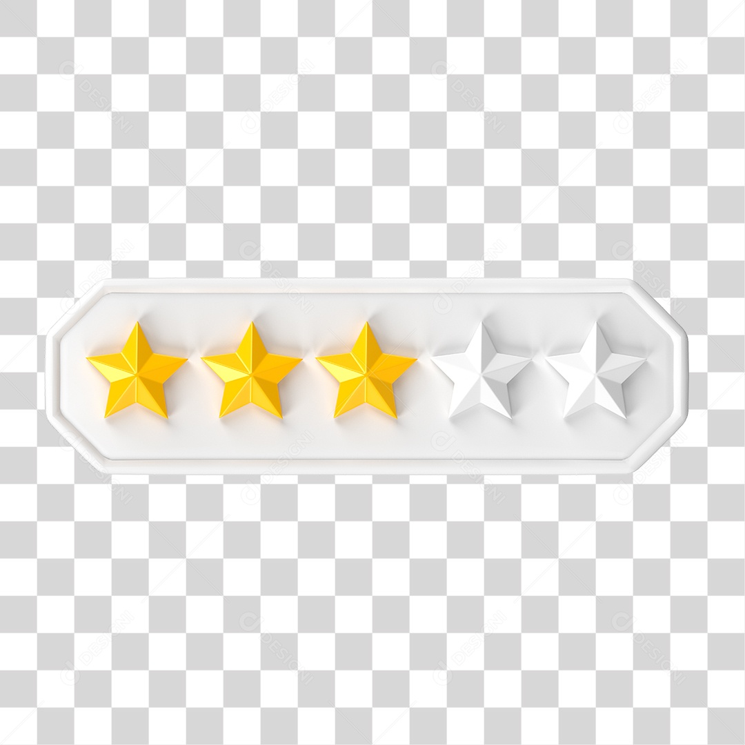 Ícone Avaliação de Classificação Estrelas PNG Transparente