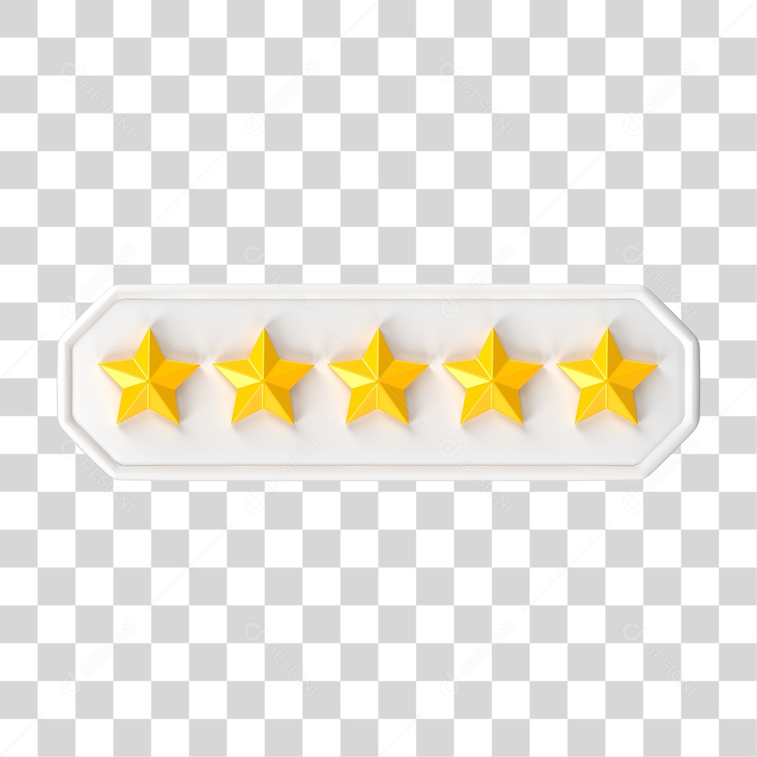 Ícone Avaliação de Classificação Estrelas PNG Transparente