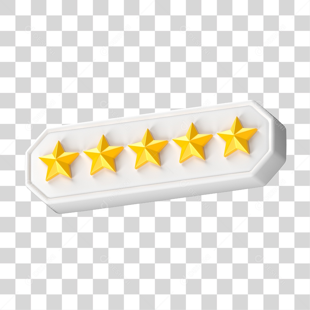 Ícone Avaliação de Classificação Estrelas PNG Transparente