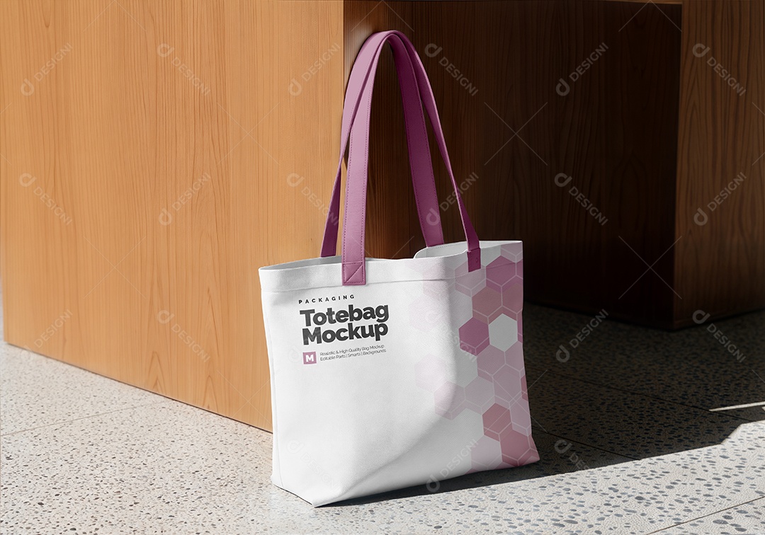Sacola de Compras Mockup PSD Editável
