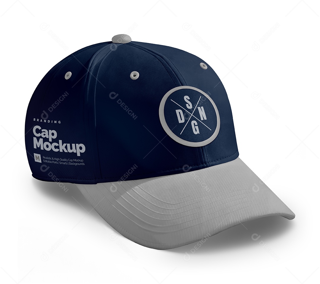 Boné Mockup PSD editável