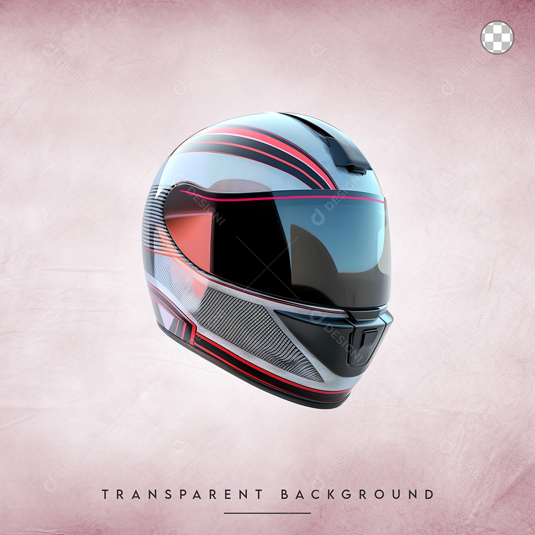 Elemento 3D Capacete Para Composição PSD