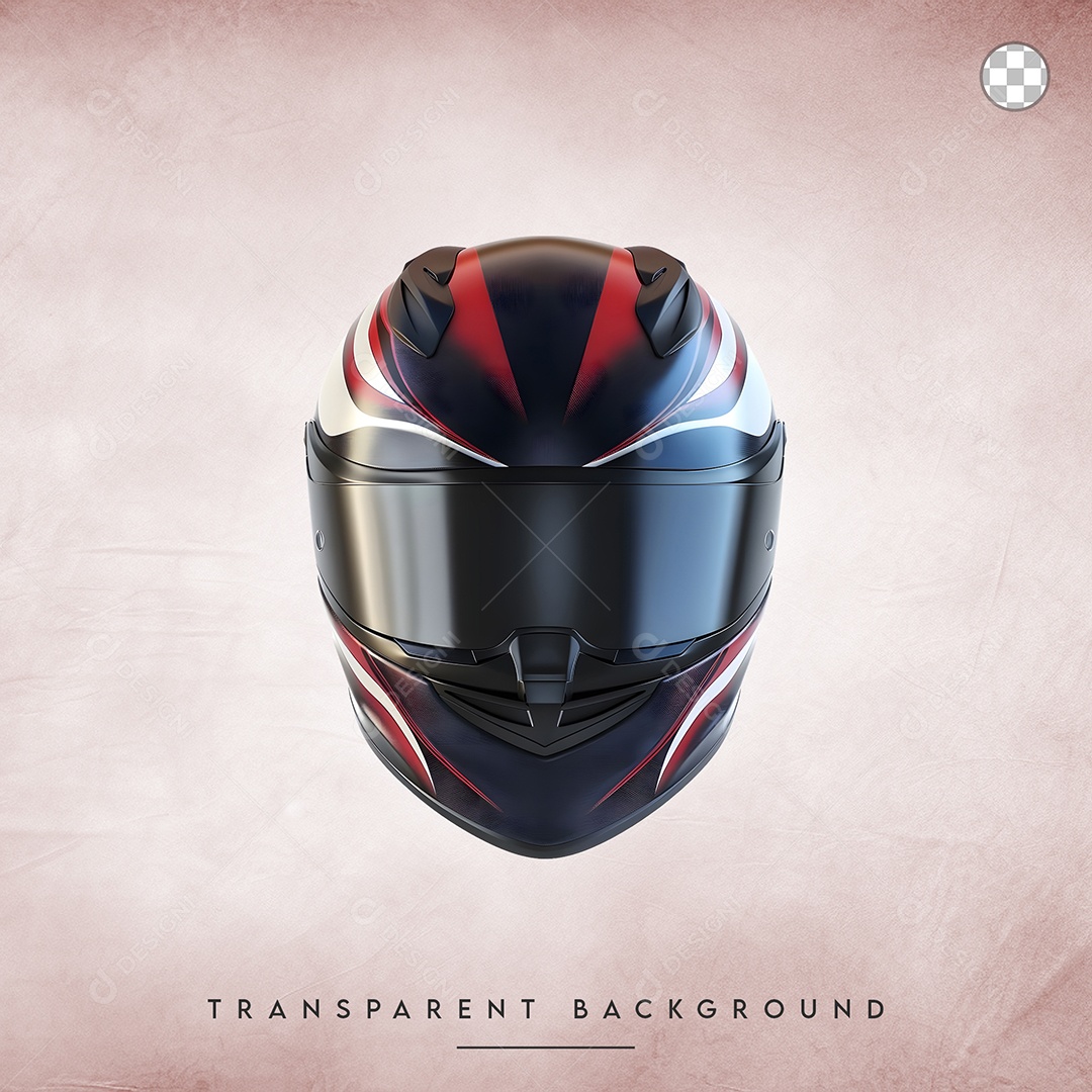 Elemento 3D Capacete Para Composição PSD