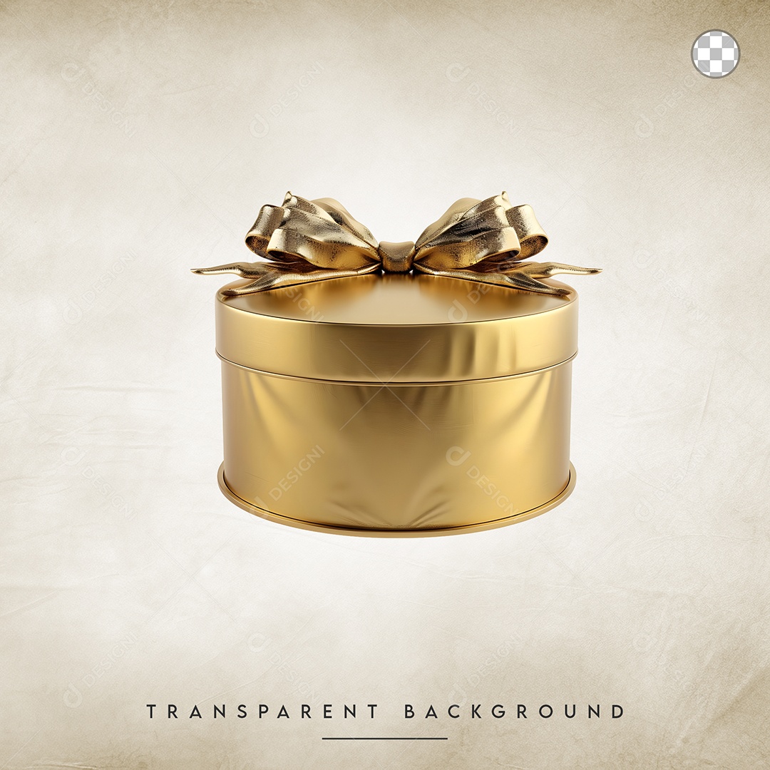 Elemento 3D Caixa Para Composição PSD