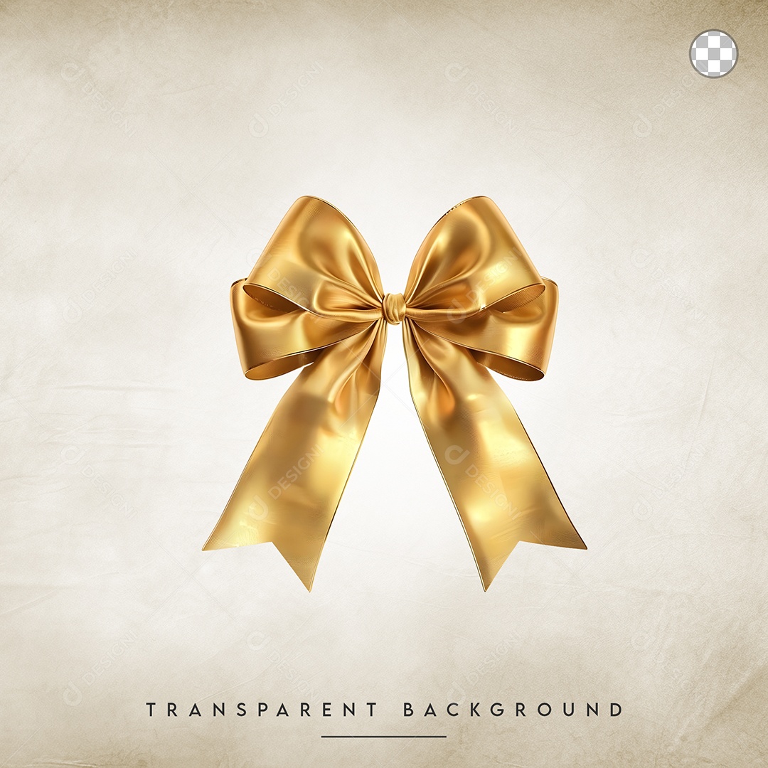 Elemento 3D  Laço Para Composição PSD