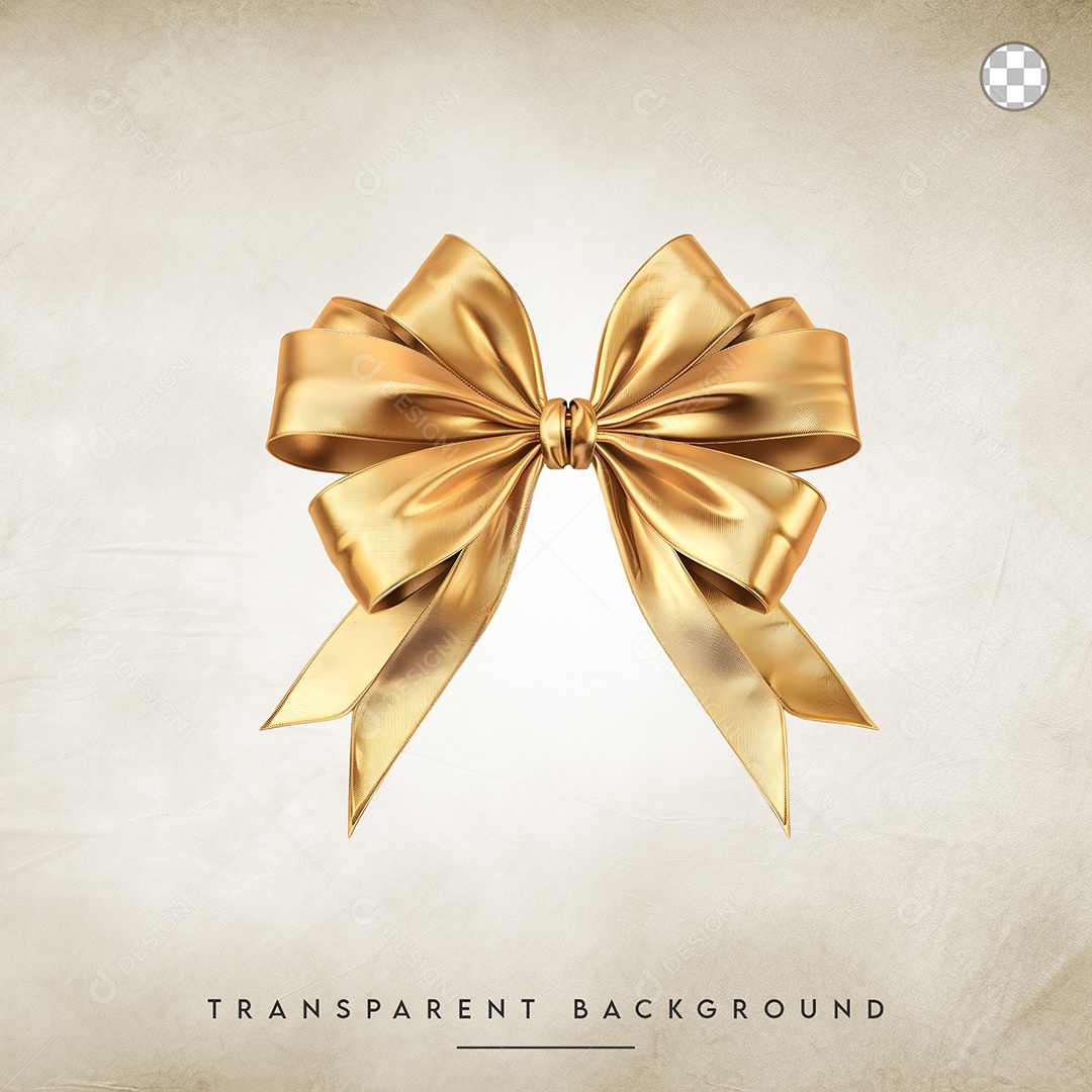 Elemento 3D  Laço Para Composição PSD